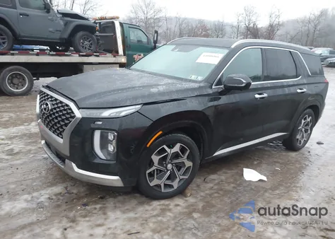 2022 Hyundai Palisade Calligraphy from USA, damaged, VIN KM8R7DHE9NU483512